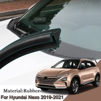 diy car seal strip windshied spoiler filler protect edge weatherstrip strip sticker auto accessories for hyundai nexo 2019 2021