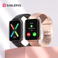 sanlepus 2021 new smart watch men women dial call watch waterproof smartwatch mp3 player for oppo android apple xiaomi
