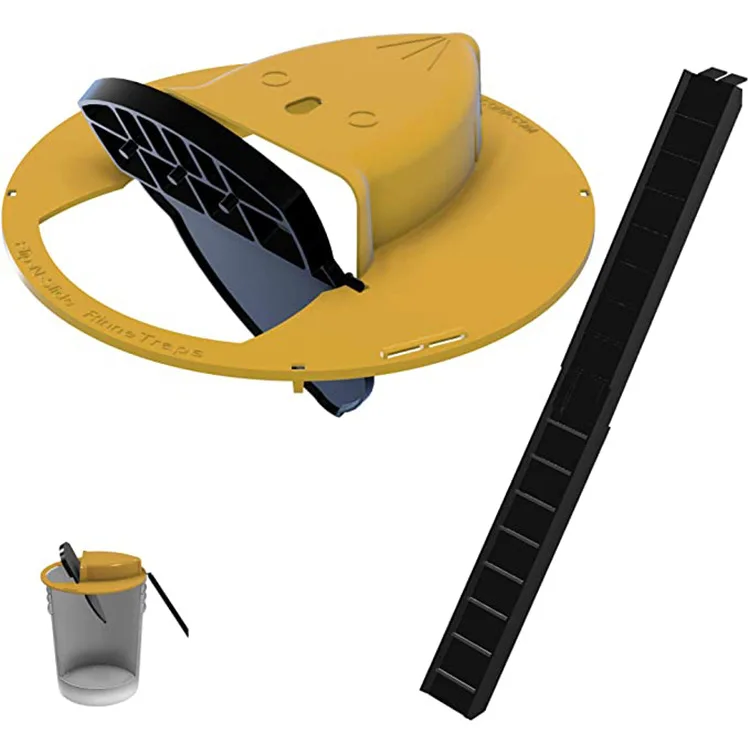 

Reusable Smart Mouse Rat Trap Plastic Flip N Slide Bucket Lid Mouse Rat Mouse Trap Humane Or Lethal Trap Door Style Dropshipping