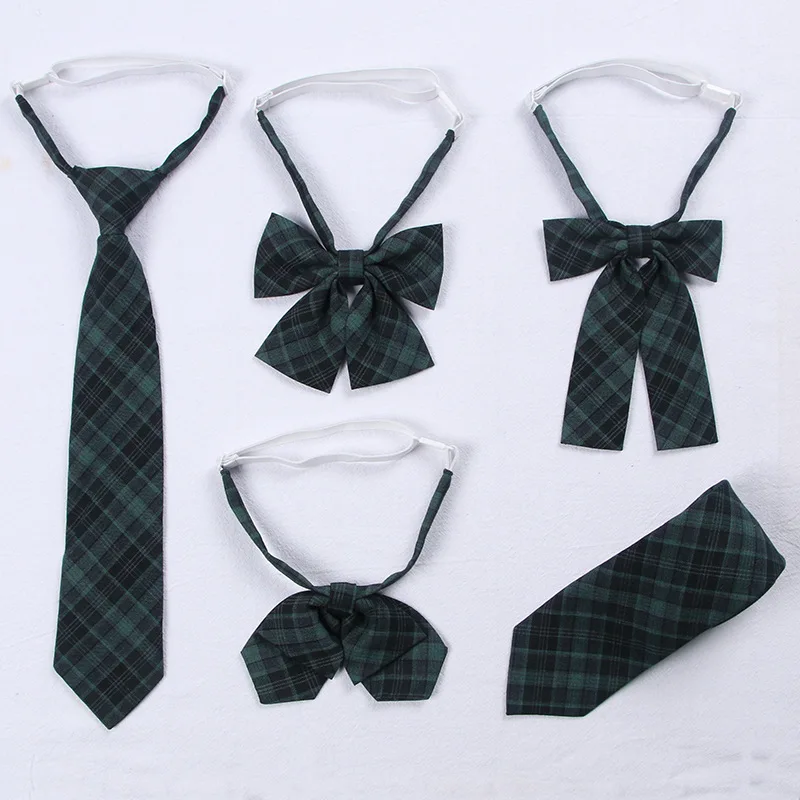 Школьные платья для девочек клетчатый галстук бабочка Женский костюм моряка из