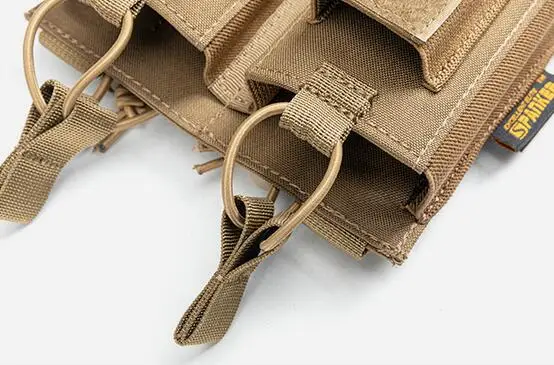 Tactical 001 Vest Quadruple Magazine Bag MOLLE System Ammunition Clip Bag Support Bag