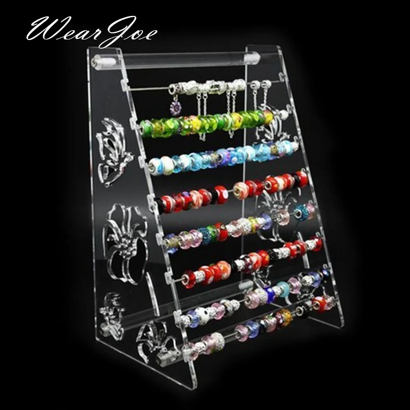 

Acrylic Rondelles Rack European Beads Display Stand Pandora Charms Beads Bracelet Jewellry Body Jewelry Ring Earrings Showcase