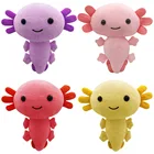 Новые Мультяшные плюшевые куклы Axolotl, милая мягкая подушка, плюшевая игрушка, игрушки-животные для девочек, подарки
