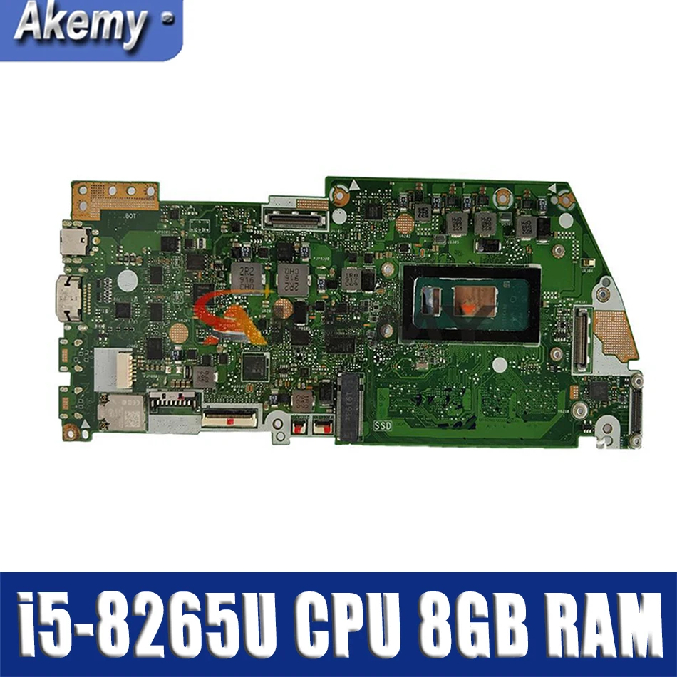 

Материнская плата AKemy для ноутбука ASUS UX362FA-EL142T ZenBook Flip UX362, с процессором i5-8265U, 8 Гб ОЗУ, протестирована полностью на 100% год