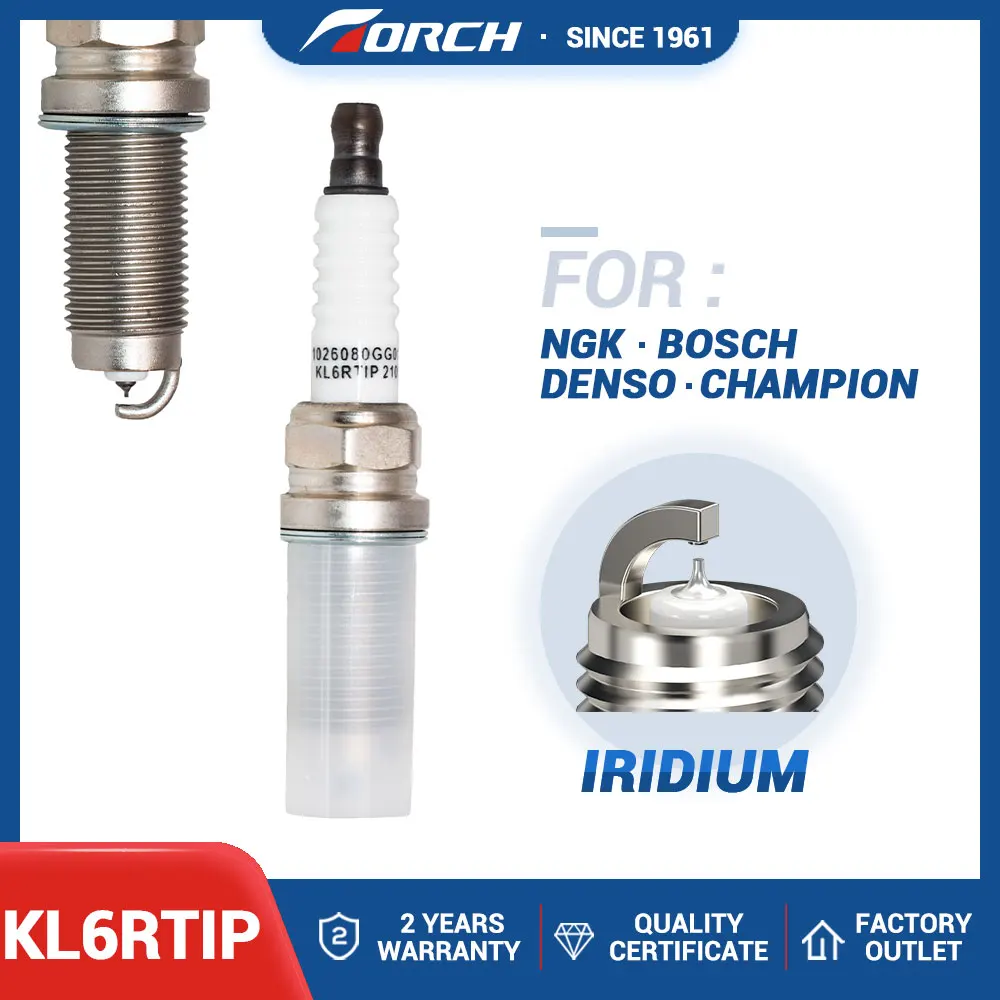 

China Original Iridium Platinum Spark Plugs KL6RTIP for JAC YUEYUE/TONGYUE/HEYUE/Refine M5/Refine S5/Rein 2010-2014