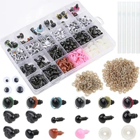 miusie 819 pcs black plastic crafts safety eyes and nose diy handmade crafts for teddy bear stuffed animals doll accessories