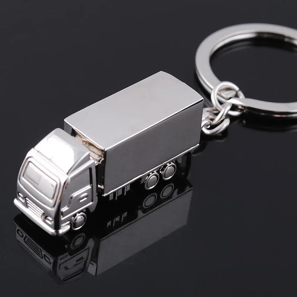 

Creative Metal Keychain small truck key chain Exquisite pendant decorative ornament Ring Decor Accessories