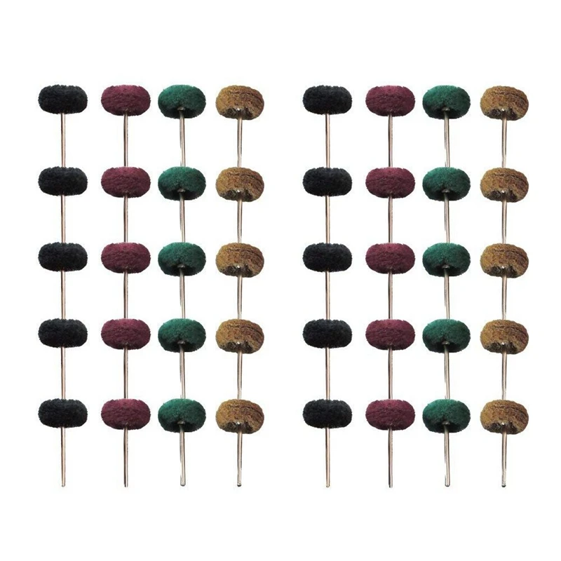 Полировальные диски для вращающихся инструментов Dremel 76 шт.: абразивные 40 шт. 1