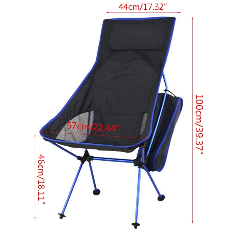 

Ultralight Folding Camping Chair Portable Compact for Outdoor Camp Travel Beach Picnic Festival Hiking Lightweight Backp