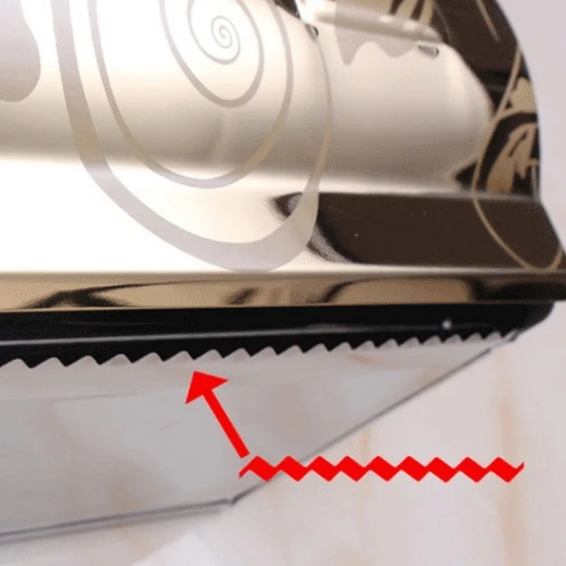 1 шт. коробка для салфеток из нержавеющей стали прочные туалетные бумажные