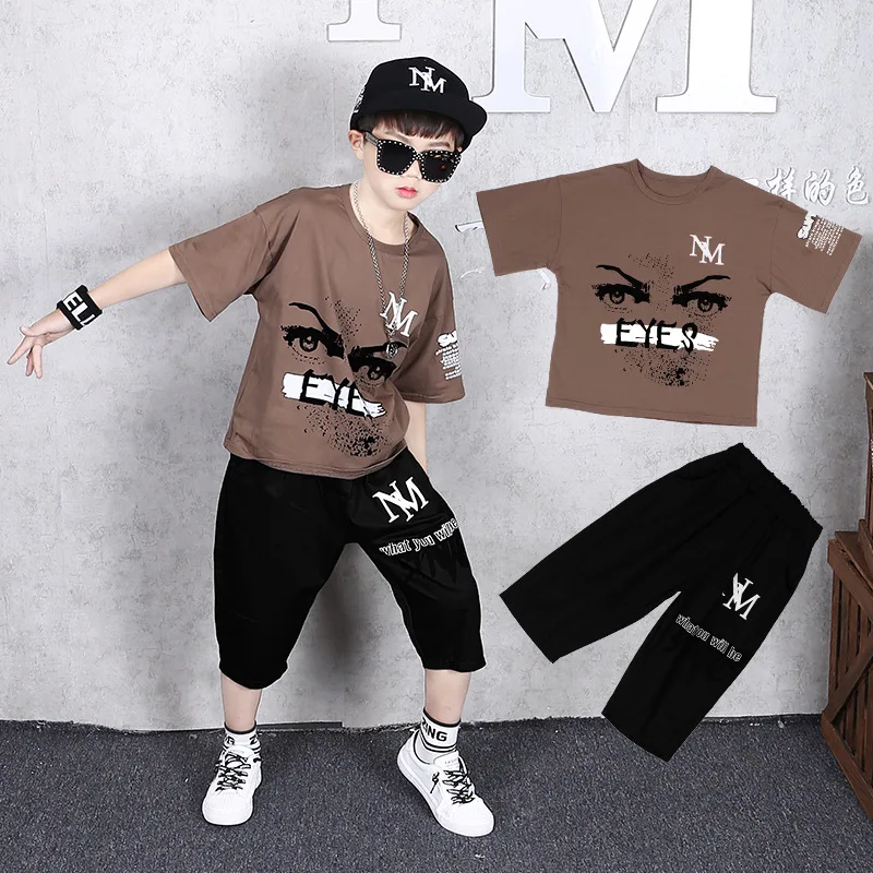 Летний комплект для мальчиков футболка с коротким рукавом + спортивный костюм