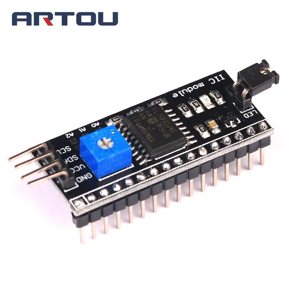 IIC I2C TWI последовательный интерфейс SPI порт платы для Arduno 1602 2004 ЖК-дисплей адаптер