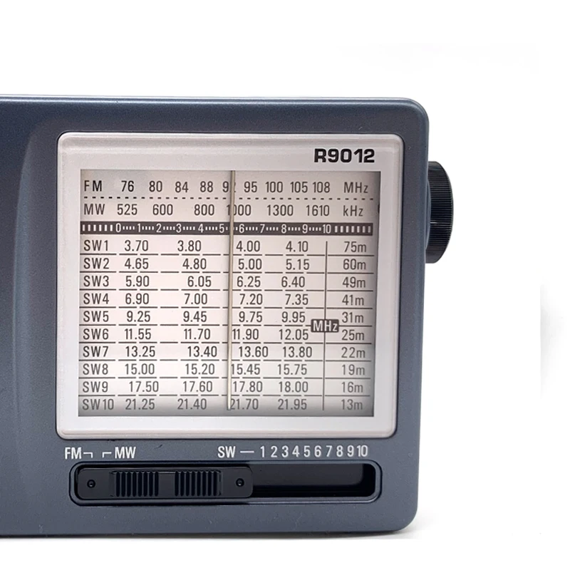 TECSUN R 9012 AM/FM/SW 12 полос коротковолновый радио портативный приемник с внешней