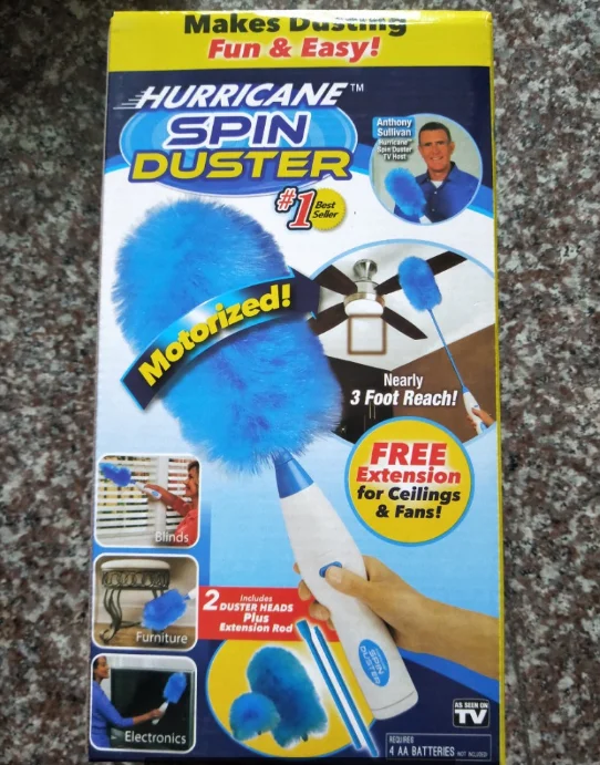 Новинка 2020 вращающаяся щетка Пыльник С Электроприводом 180 градусов для очистки