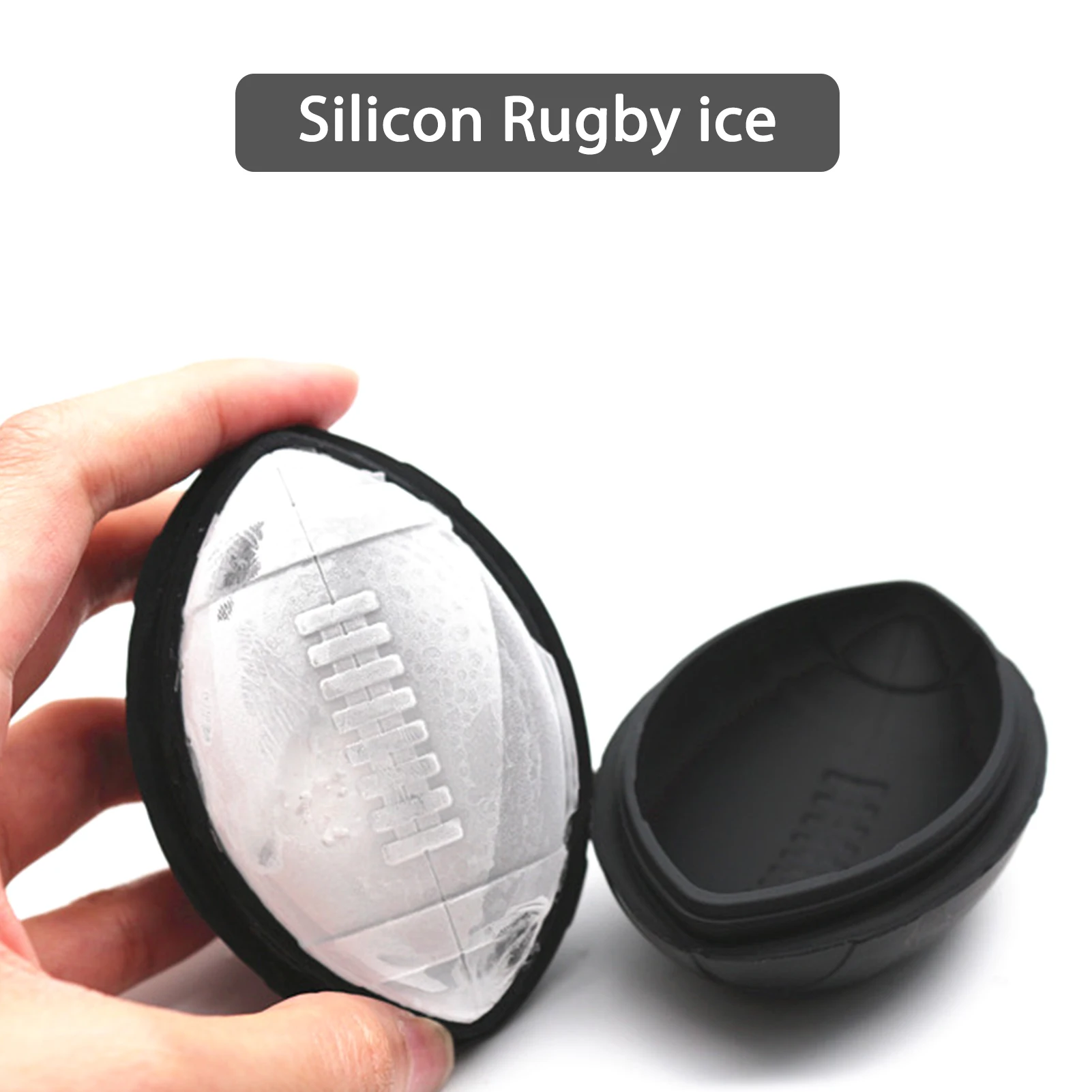 

Exquisite Design Rugby Shape Cake Mold Ice Pudding Mold Food Grade Silicone Mould Versatile Safe Chocolate Mold