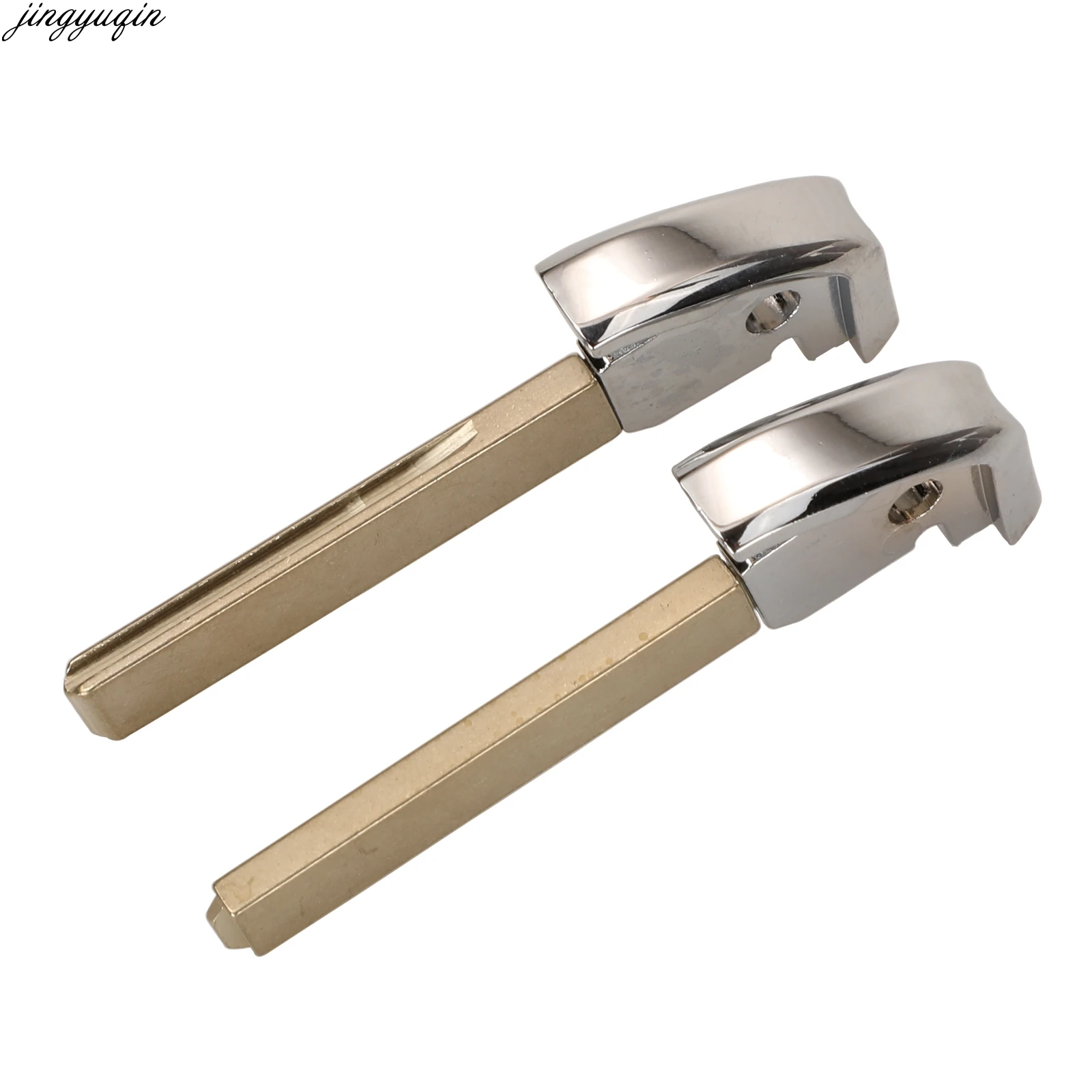 

Jingyuqin Remote Car Key Case Blade For Peugeot 208 308 508 3008 Citroen C4 DS4 DS5 2 Buttons Replacement Uncut Blank