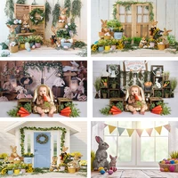 easter background for photography decorations party children spring bunny rabbit eggs backdrop wall photo studio photozone props