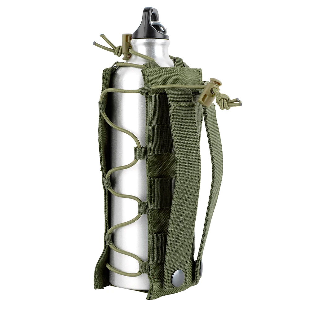 Открытый военный Molle Чехол кемпинг бутылка для воды сумка Открытый Топ выживания чайник держатель 600D полиэстер водонепроницаемый дорожные наборы