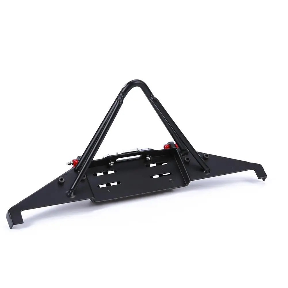 

High Adjustable Anti Collision Front Bumper Excellent Metal Manufacturing Technology with 2LED Light for 1/10 RC Crawler