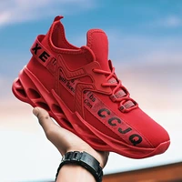 new arrivals red men blade sneakers big size 39 46 mesh breathable male trainers platform sport sneakers for men tenis masculino