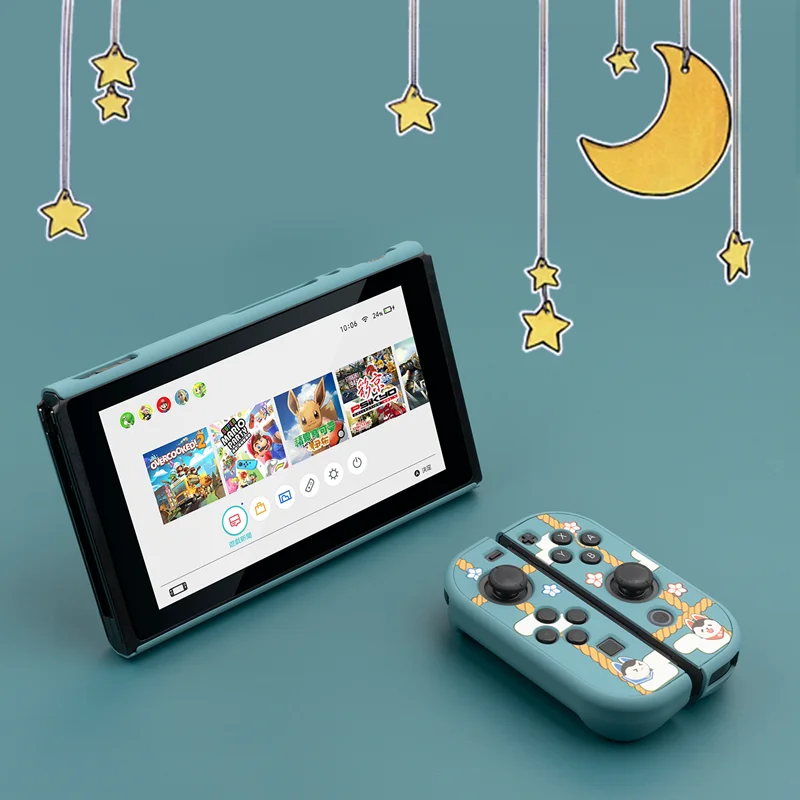 GeekShare Жесткий чехол для Nintendo Switch раздельная оболочка карточки Защитная собака