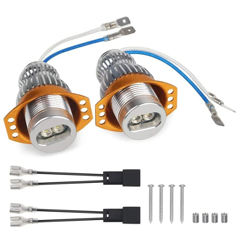 

Car LED Angel Eye Halo Ring Light Bulb Kit For-BMW E90 E91 2005-2008