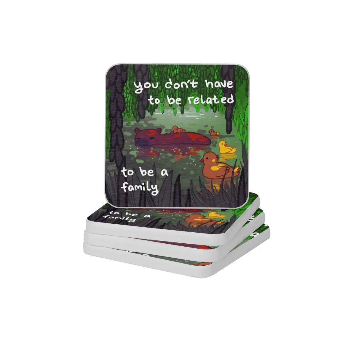 

Капибара Даки семейство диатомит квадратные круглые подставки Не скользит Коврик для мыла и зубной щетки Оптовая продажа 10x10 см