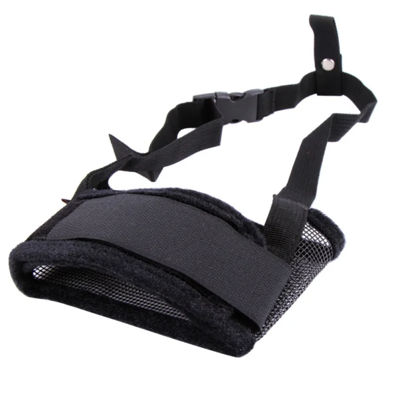 

Pet Dog Muzzle Nylon Soft Anti-Biting Barking Secure Accessories Mesh Breathable Pets Muzzles For Small Medium Large Dogs #Q