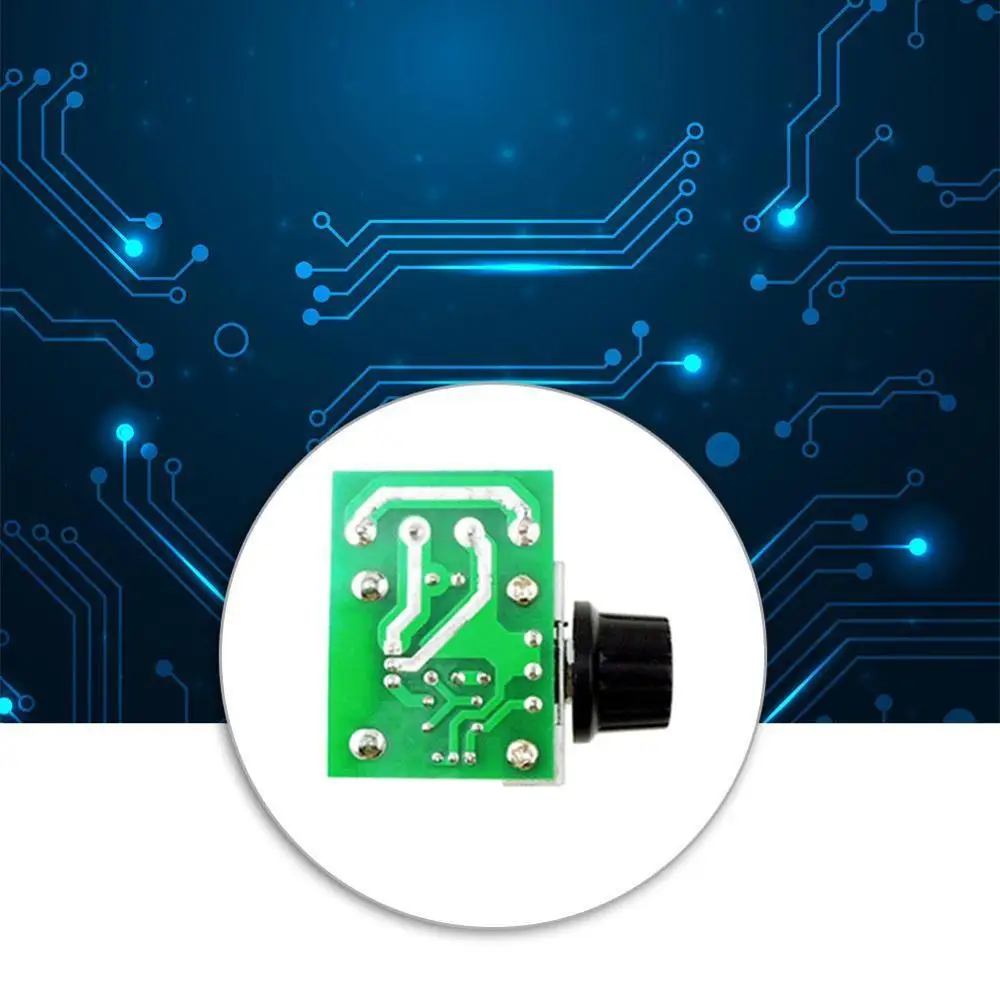 Регулятор напряжения 2000 Вт переменного тока 220 В регулятор скорости двигателя