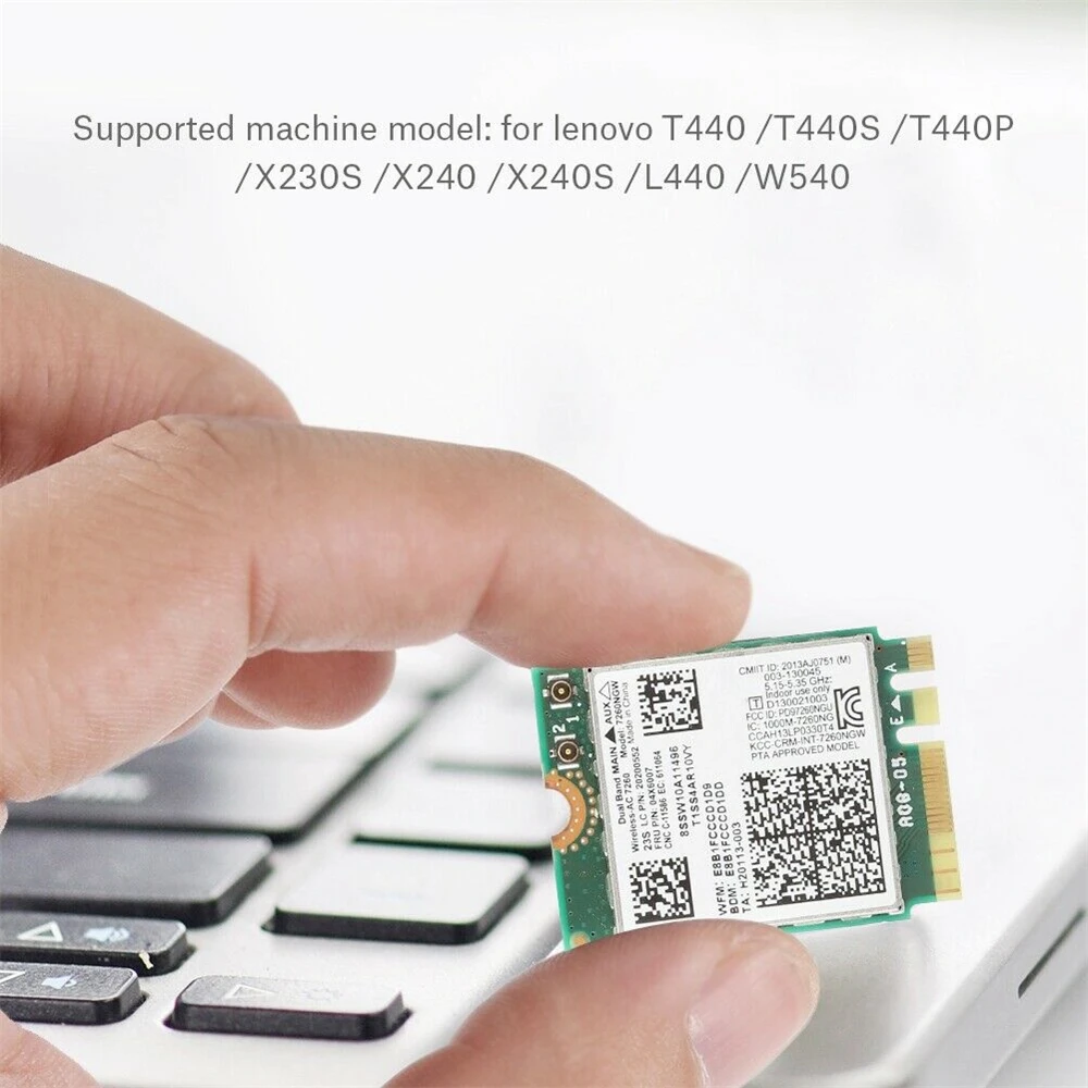 Сетевая карта 2 4g/5g NGFF/M2 802.11ac 867 Мбит/с для Intel 7260 n AC Lenovo Thinkpad Dual Band Wireless Bluetooth 4