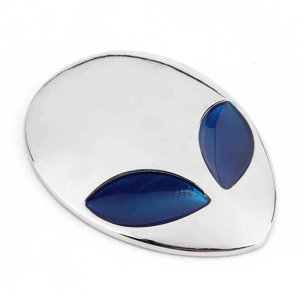 Крутой автомобильный Стайлинг 3D 3м череп металлический инопланетянин мотоцикл