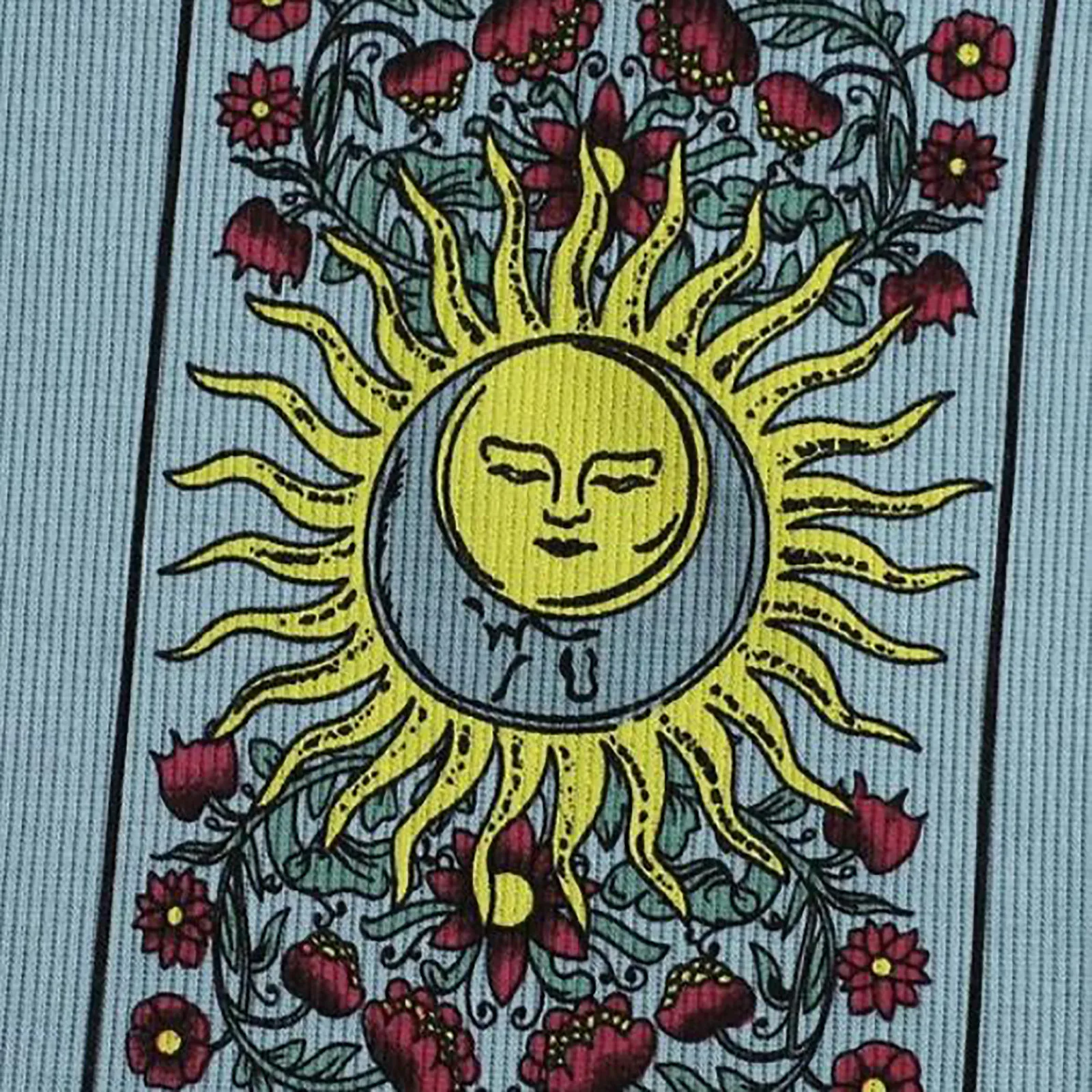 Кроп-Топ женский без рукавов забавный модный базовый Топик в стиле ретро с