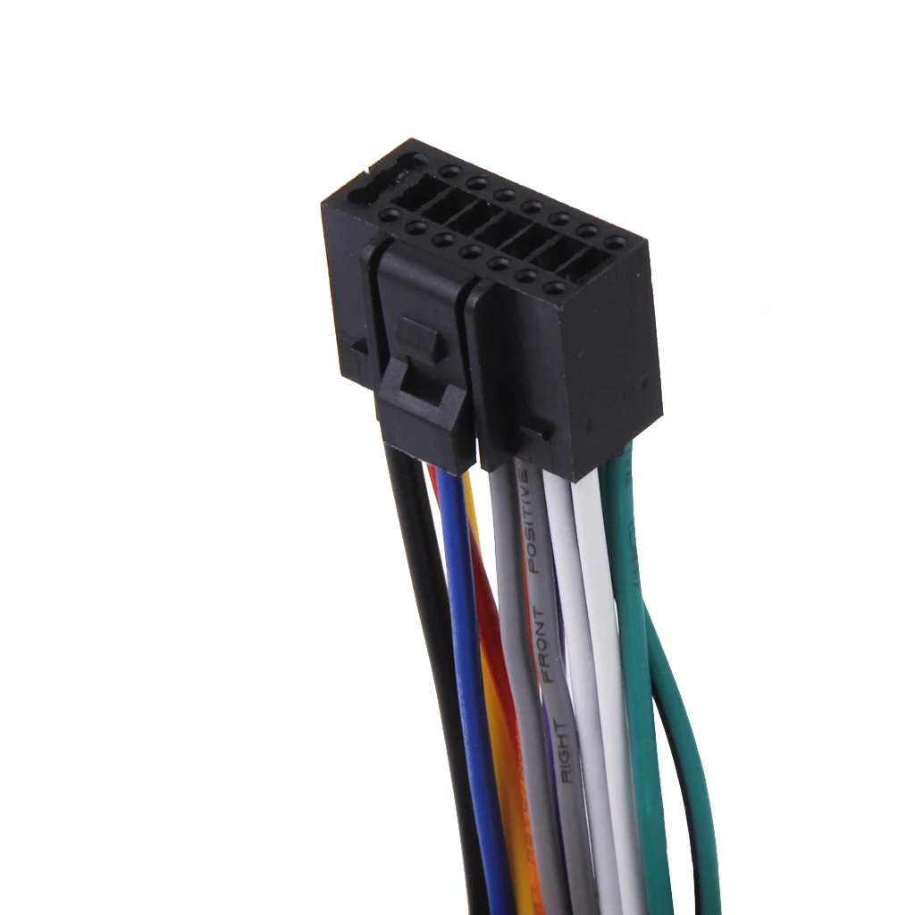 16 см автомобильный Радио Стерео провода жгута кабель с контактный разъем для Kenwood