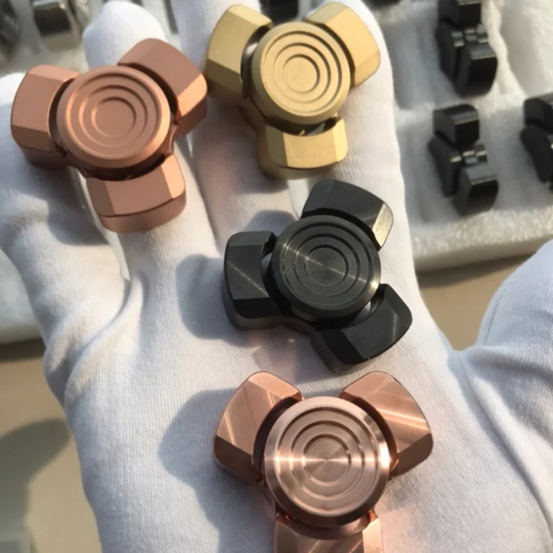 

New Fingertip Gyro Replica Er'go Mini Two-Page Three-Page Rotating Decompression Artifact Trendy Toy