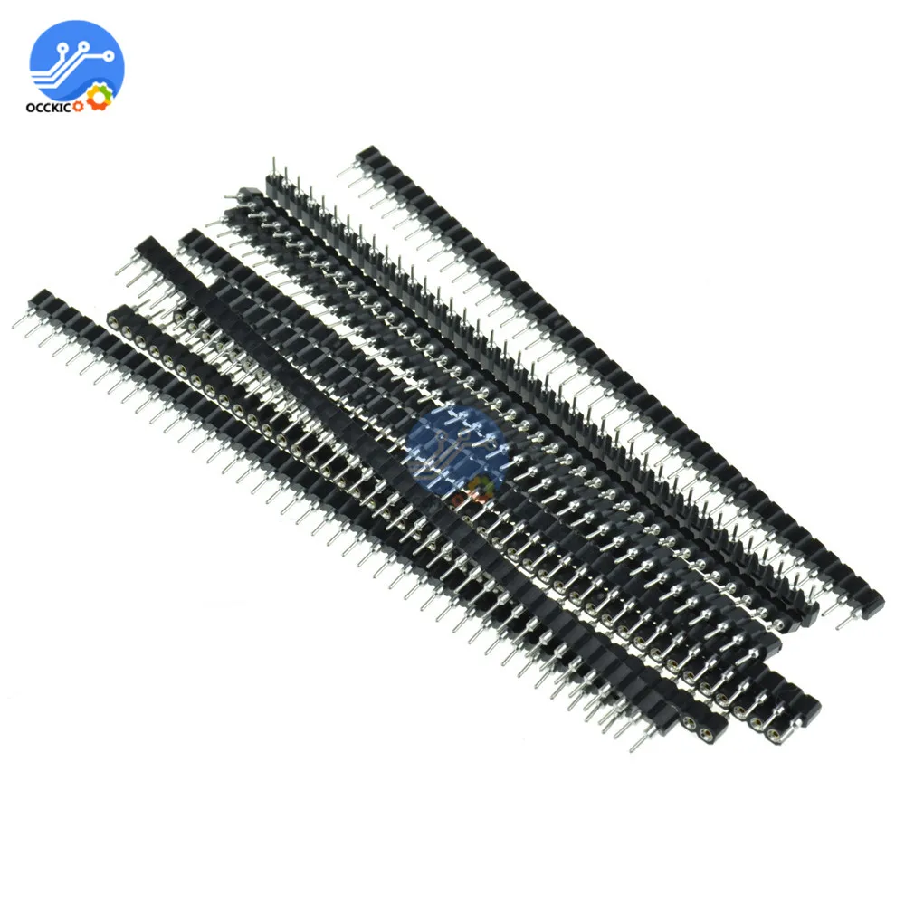 5 шт. Однорядный 40 контактный разъем 2 54 мм|header 2.54mm|header pin femaleheader female |