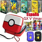 Новые испанские карты Pokemon VMAX GX V MAX TAG TEAM Pokemon TCG, сумка для хранения карт, коллекционная книга для карт, боевая игра, блестящая фотография