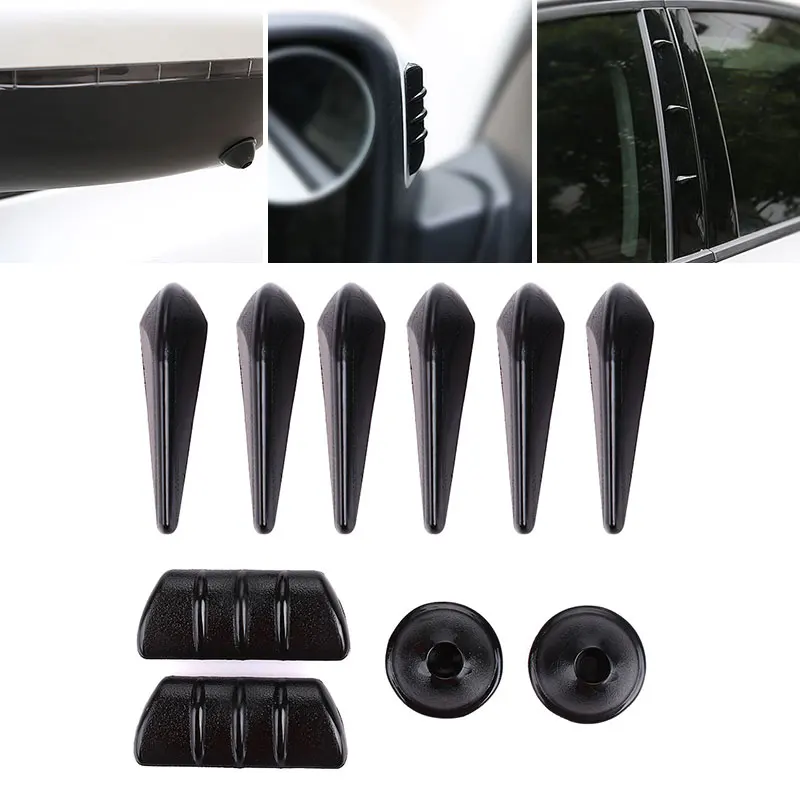 Автомобильное зеркало заднего вида шумоподавление противоударные полоски