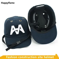 new safety cap helmet baseball hat construction site hat for work site wear head protection personal protective equipment unisex
