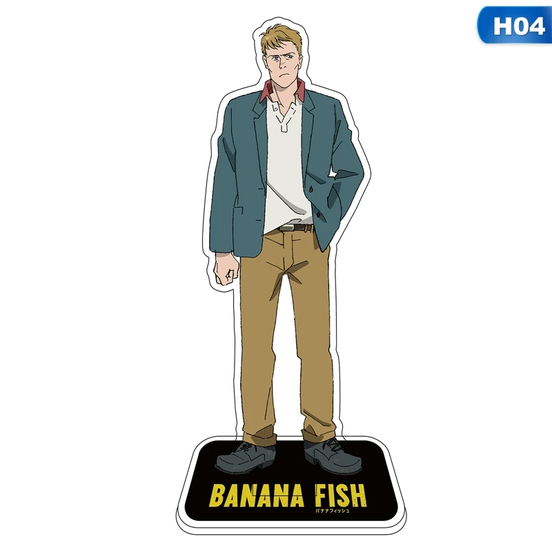 

Anime Banana Fish Ash Okumura Eiji Couples Acrylic Stand Figure Display 15cm