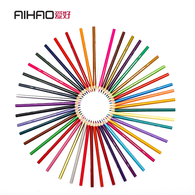 Aihao 48/72 масляные цветные карандаши для рисования письма школьные и офисные