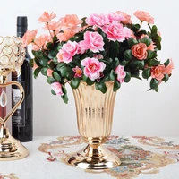 golden flower vases home design desktop flower arrangement decorative wedding party christmas flower rack road lead crafts