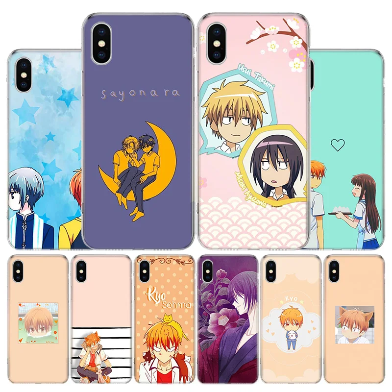 

Fruits Basket Japan Anime Phone Case For Apple iphone 14 13 12 11 Pro Max SE 2020 X XS XR 7 8 6 6S Plus Soft Cover Coque Fundas
