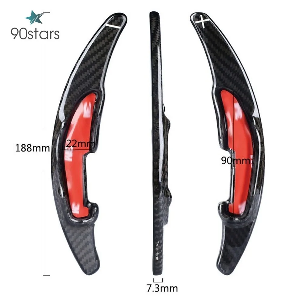 Переключатели передач на руль из углеродного волокна для BMW M2 M3 M4 M5 M6 X5M X6M X1 X4 Z4 F10 F30