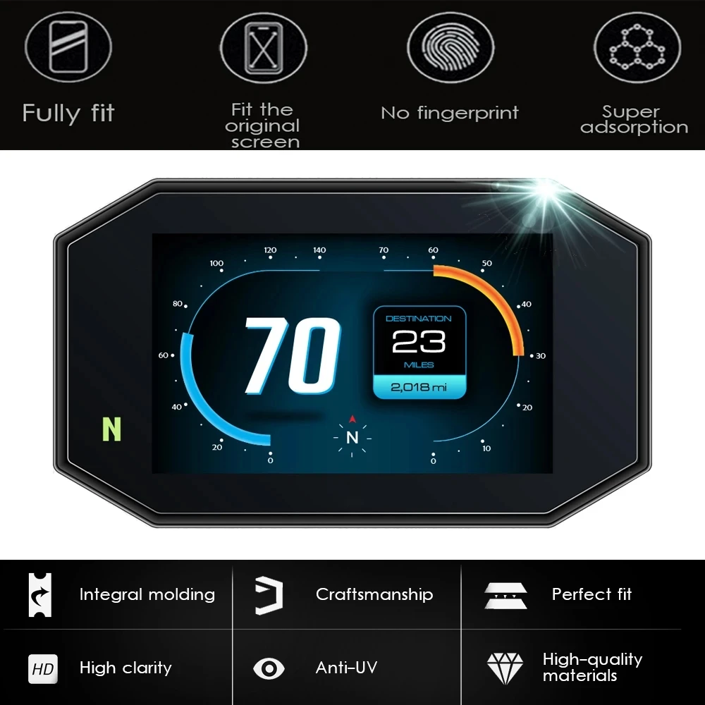 fit for honda crf300l rally msx125 2021 crf 300l anti scratch screen dashboard protector instrument tft lcd protective film free global shipping