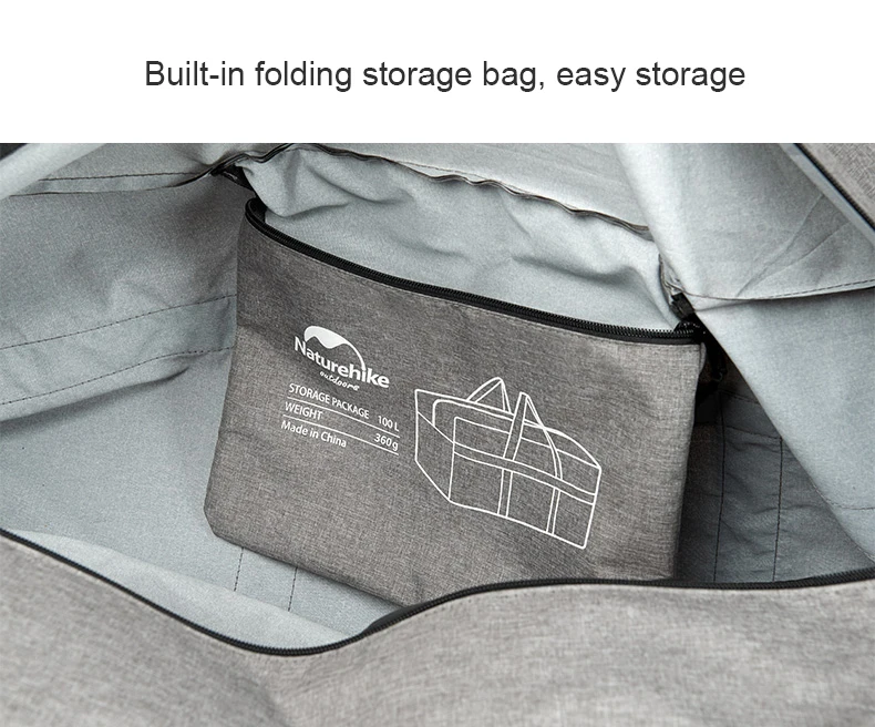 100L Naturehike сверхлегкий очень большой вещевой мешок уличные прочные сумки складной вещевой мешок портативный для мужчин женщин путешествия Кемпинг