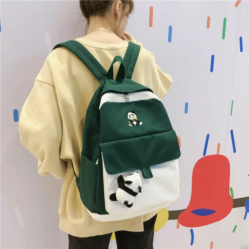 Женский школьный рюкзак в Корейском стиле студенческом простой ins