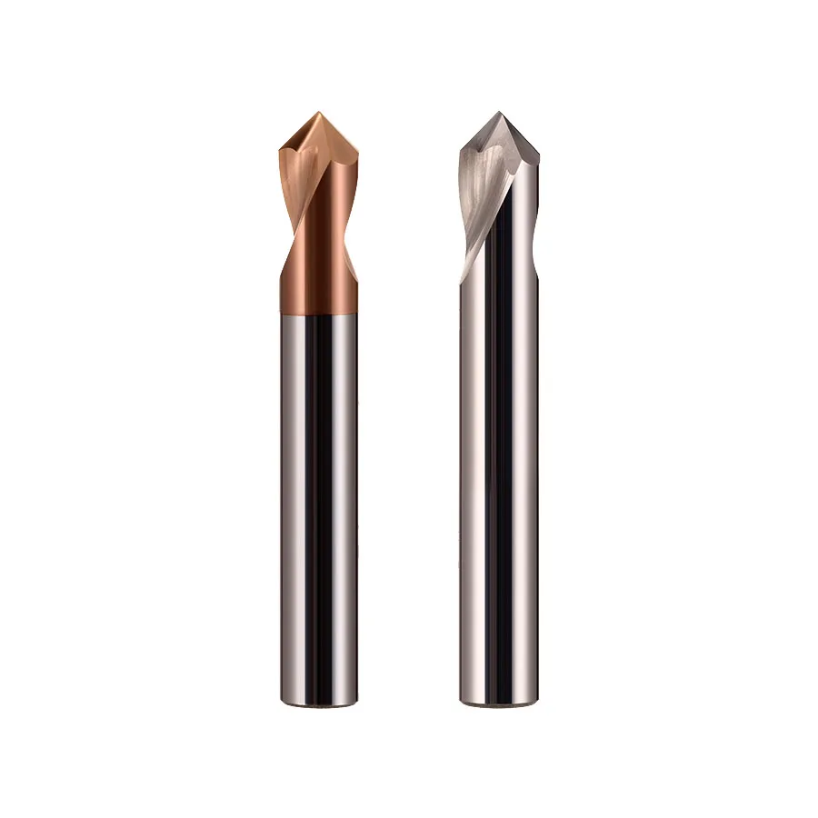 

Tungsten Steel HRC55 Aluminum Fixed-Point Drilling Centering Positioning Drill 90° Spot Drill Bit Chamfer Cutter CNC Miling Tool