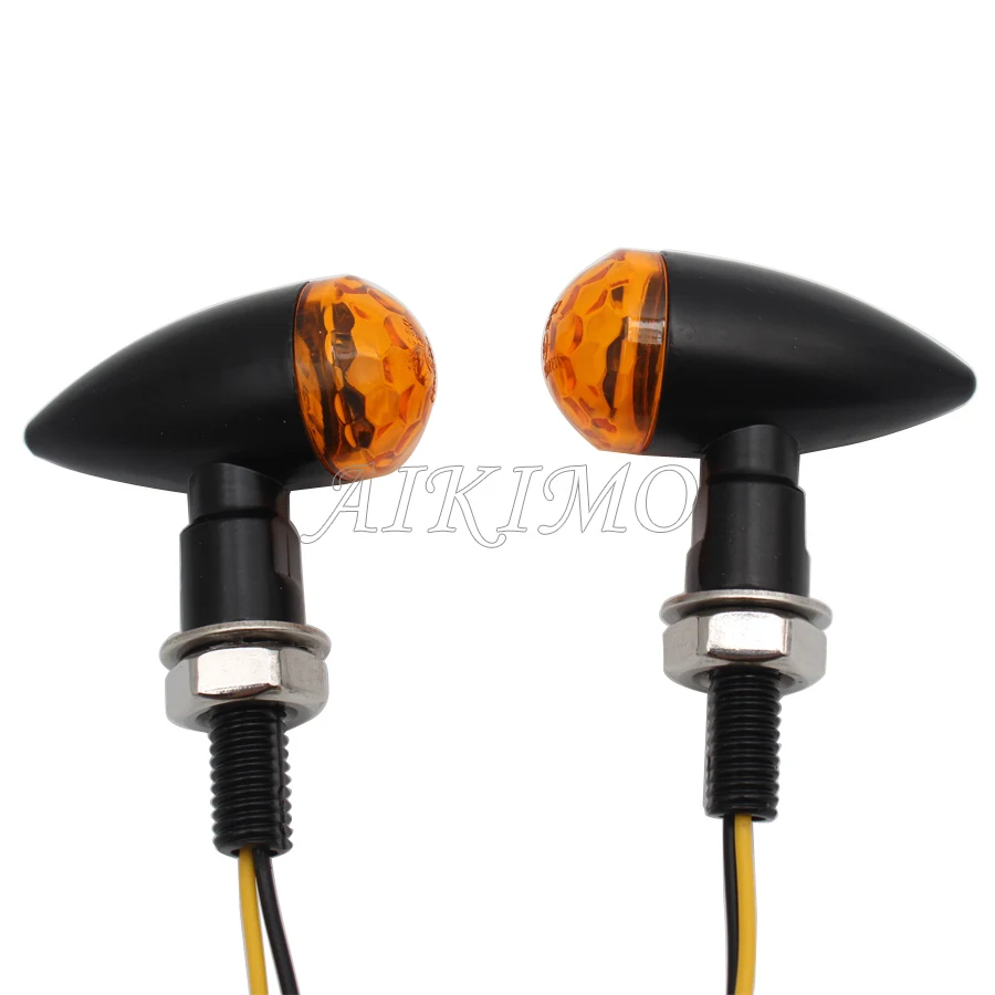 Индикатор сигнала поворота для мотоцикла Универсальный светодиодный желтый