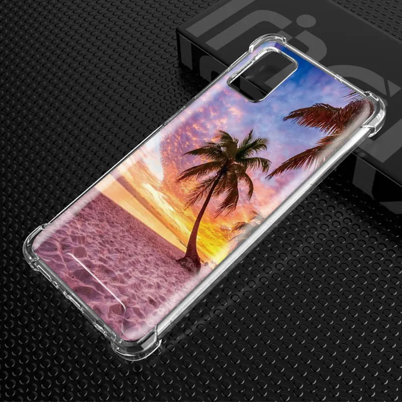 

Attractive Beautiful Beach Phone Case For Samsung Galaxy A51 A71 5G A21s A31 A41 A11 A21 A01 M31 M31s M51 M21 Airbag Cas Cover