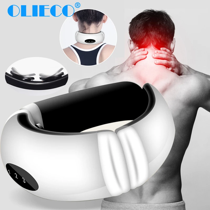 Электрический импульсный массажер для шеи шейный позвоночник Дальний